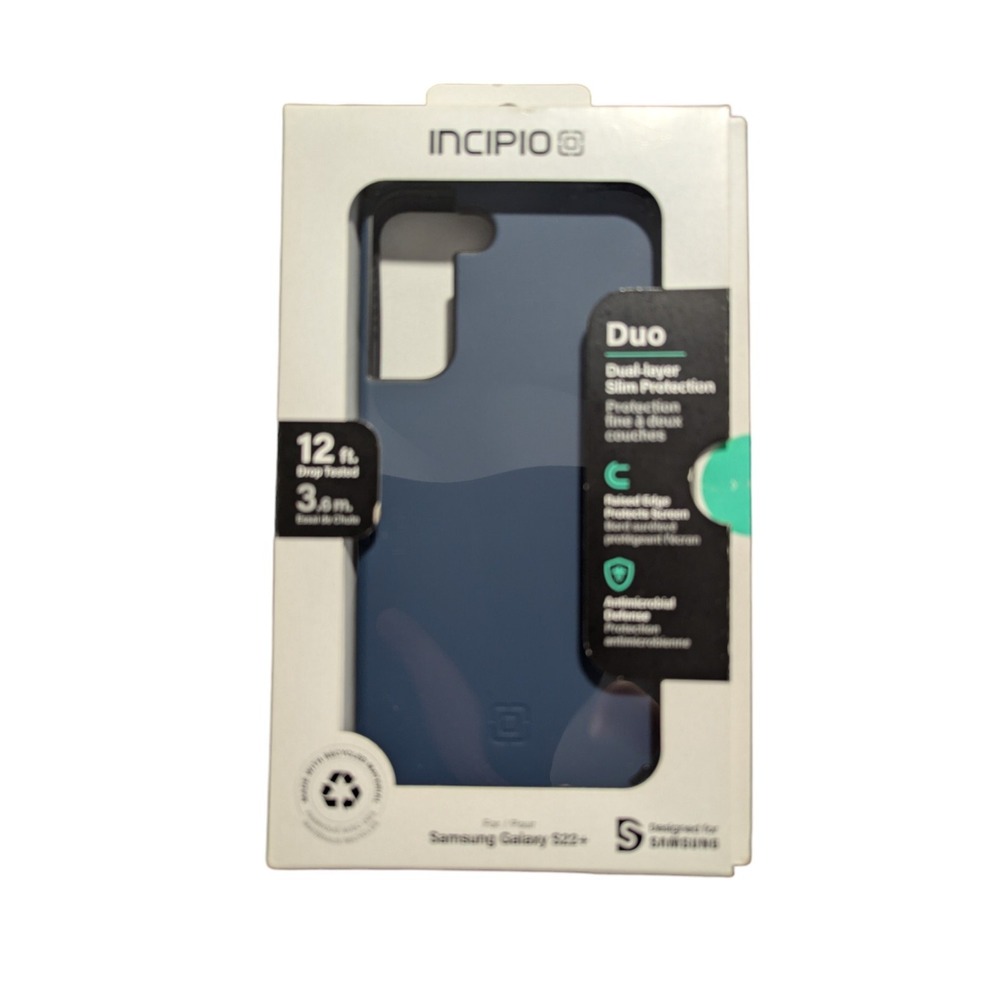 W5 Incipio Duo (Dual Layer Protection) Case Samsung Galaxy S22+ in  Blue